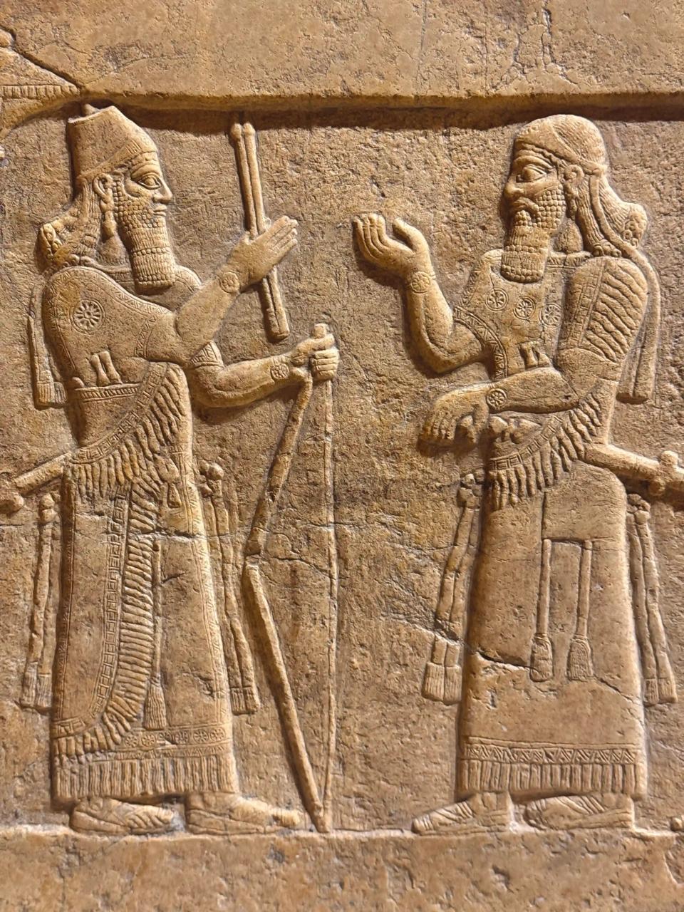 King Shalmaneser III of Assyria In the Iraqi museum